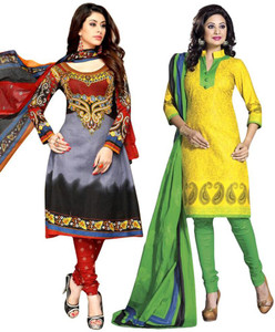 Drapes Cotton Printed Salwar Suit Dupatta Material