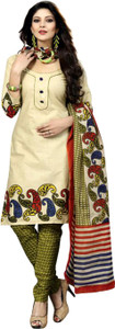 Drapes Cotton Printed Salwar Suit Dupatta Material