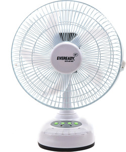Eveready rechargeable fan with discount led light