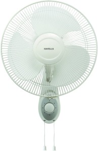 HAVELLS Swing Platina 400 mm 3 Blade Wall Fan(White, Pack of 1)