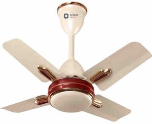 Orient Quasar Ornamental Ivery Red 600 Mm 4 Blade Ceiling Fan