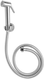 CERA F8030103 Health Faucet ABS body with wall hook and 1 mtr. Chrome plated PVC hose pipe Faucet