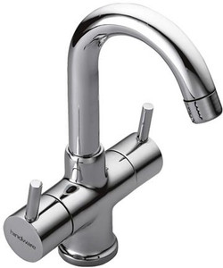 Hindware F280009 Central Hole Basin Mixer without Popup Waste System Faucet