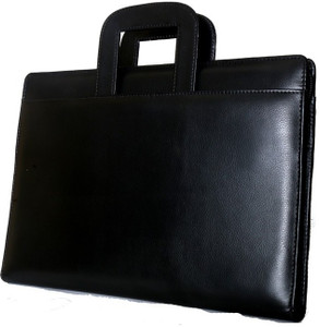 Leather sales document briefcase