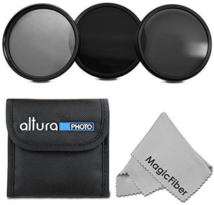 Altura Photo Professional Photography Filter Set and Premium MagicFiber Microfiber Cleaning Cloth ND Filter
