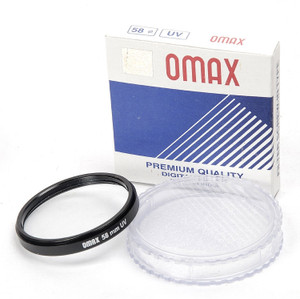 Omax 58mm UV Filter for Canon EF-S 18 - 55 mm f/3.5-5.6 IS II UV Filter