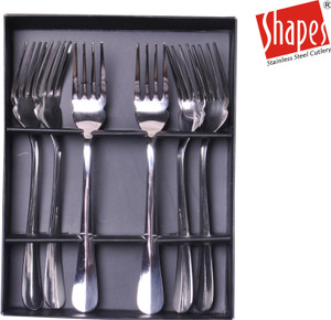 Shapes Stainless Steel Fisk Fork Set
