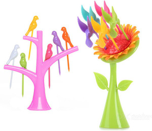 Paracops Plastic Fruit Fork Set