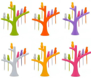 Lovato birds Plastic Fruit Fork Set