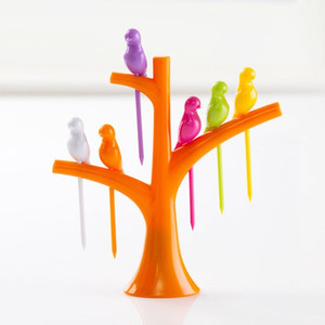 Shadowfax Plastic 7 Plastic Fruit Fork Set