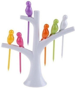 Made in China Disposable Plastic Salad Fork, Baby Fork, Fruit Fork Set