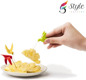 Saleh Hamming Bird Disposable Plastic Fruit Fork Set