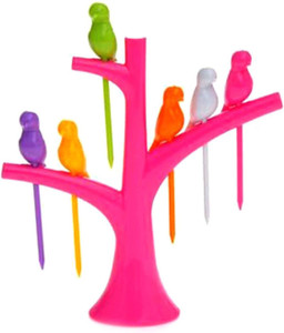 Nicer Polypropylene Fruit Fork