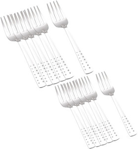 Petals Stainless Steel Dessert Fork Set