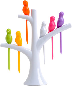 Rudraksh Appliances Birdie Plastic Fruit Fork