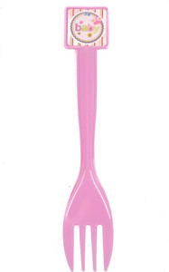 Funcart Butterfly Baby Disposable Plastic Dessert Fork Set