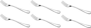 FnS Victoria Stainless Steel Dessert Fork Set