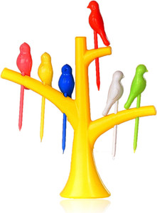 Patidar Polymers Polypropylene Fruit Fork Set
