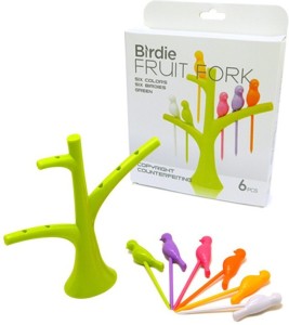 HealthIQ Plastic Fruit Fork Set