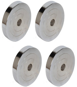 Krazy Fitness 8 Kg (2 Kg Each) Steel Chrome Weight Plate