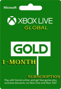 1 year hotsell xbox live card