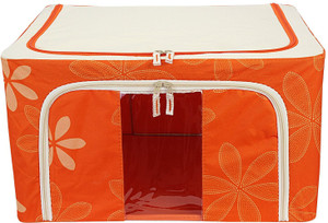 BlushBees Folding Closet Organizer Cloth Bag for Garments, Sarees, Woolens etc - 55 Litre Capacity