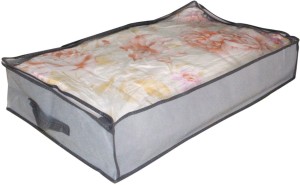 HOKIPO Dust & Moisture Proof Foldable Closet Cloth Organizer Bag for Quilt, Blankets etc - ( 80 x 45 x 15 cm )