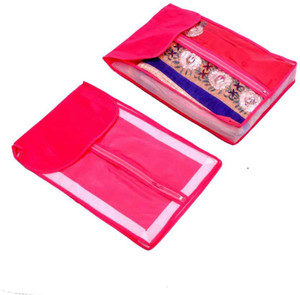 Kuber Industries Designer Suit Cover Non Wooven Material 2 pcs Combo MKUSC129