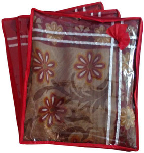 Fashion Bizz Designer MULTI-SAREE COVER-3 Pcs Combo MSC-RW3