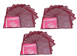 Addyz Plain Pack Of 36 Saree Cover Keep 1 each