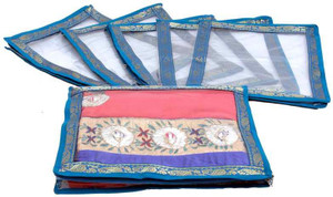 Kuber Industries Designer Saree Cover 6 Pcs Set MKUSC108