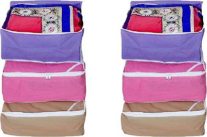 Motherland Regular Spacious Saree Covers (Pack of 6) MLSCC