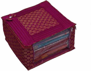 Kuber Industries Designer Bow Saree Cover Designer Brocade MKU048