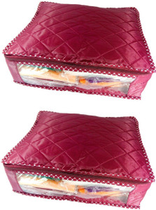 Addyz Plain Pack of 2 Saree Cover