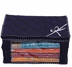Kuber Industries Designer 3 Layered Quilted Multi Saree Cover (10-15 Sarees Capacity) sc046