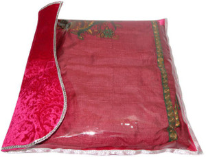 Kuber Industries Designer Single Fancy Brocade Saree Cover Mku208
