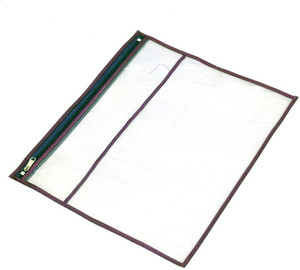 Kuber Industries Designer Single Packing Transparent Saree Cover Set Of 6 Pcs (With Zip Lock) KUBS36