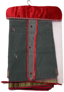 Kuber Industries Designer Single Satin Hanging saree Cover 6 Pcs Combo Mku223