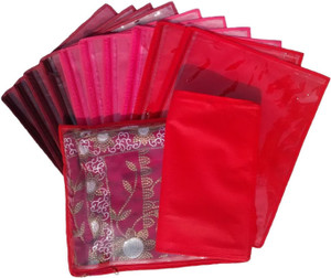 Kuber Industries Designer Non Wooven Single Saree Cover 12 Pcs Set sc011