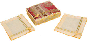 Kuber Industries Designer Non Woven Bow Saree Cover/ Lahenga Cover Set Of 3 Pcs (6 Inches Height) KUBS51