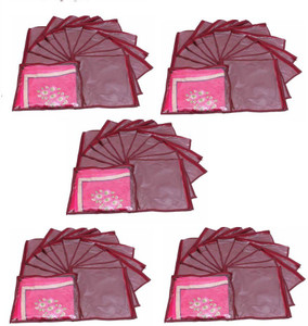 Addyz Plain Pack Of 60 Saree Cover Keep 1 each