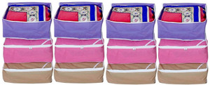 Kuber Industries Designer Saree Cover Non Wooven Material Set Of 12 Pcs MKUSC403