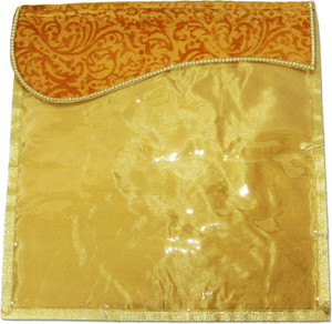 Wedding Pitara Designer Velvet Golden Saree Cover