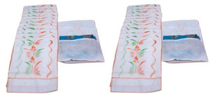 Addyz Plain Pack Of 24 White Saree Cover Wardrobe Organize