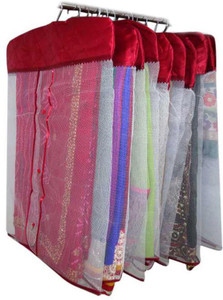 Fashion Bizz Premium Satin Hanging Saree Cover Set Of 12