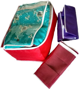 Indi Bargain Plain Transparent Combo Saree Cover Multi Saree Cover