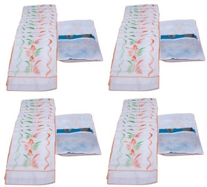 Addyz Plain Pack Of 48 White Non-Woven Saree Cover Wardrobe Organize