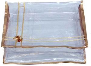 Kuber Industries Designer Saree Cover In Full Transparent SC43