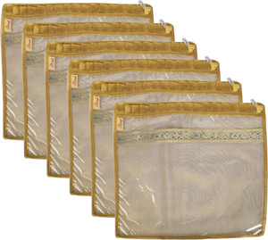 SuiDhaga Saree Packing Cover Tissu Frill For Single Saree (6 pcs) SDSP007
