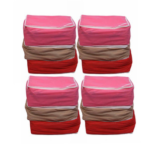 Ombags & More Handmade Saree Cover Combo Of 12 Myom02